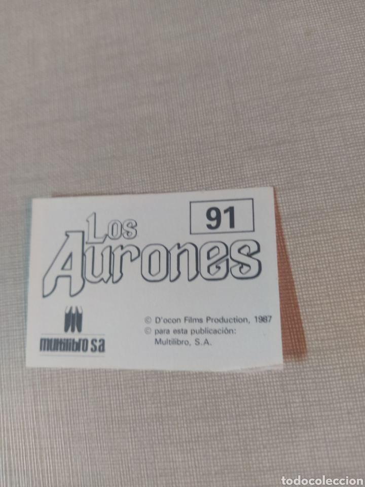 Coleccionismo cromos antiguos: Cromo los aurones multilibro N&deg;91 - Foto 2