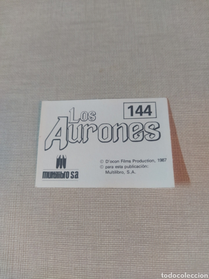Coleccionismo cromos antiguos: Cromo los aurones multilibro N&deg;144 - Foto 2