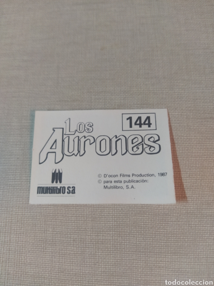 Coleccionismo cromos antiguos: Cromo los aurones multilibro N&deg;144 - Foto 2