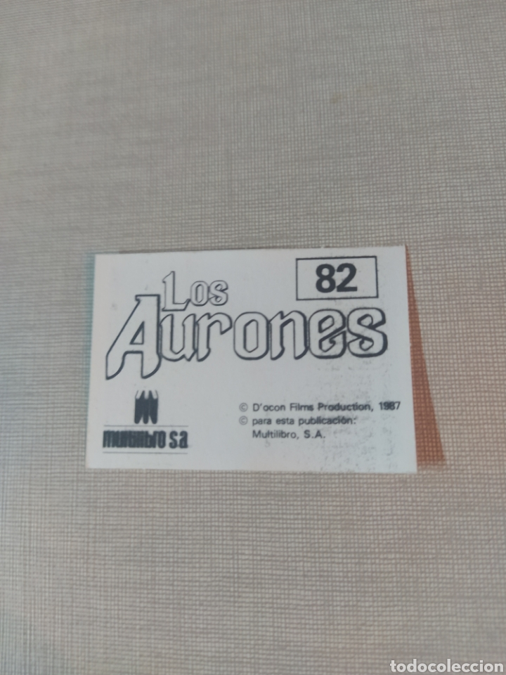 Coleccionismo cromos antiguos: Cromo los aurones multilibro N&deg;82 - Foto 2