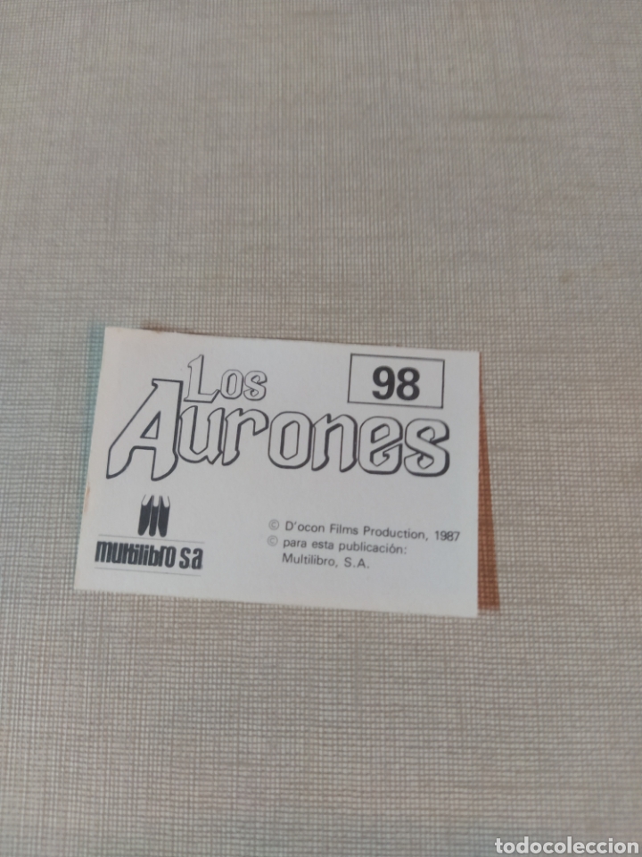 Coleccionismo cromos antiguos: Cromo los aurones multilibro N&deg;98 - Foto 2