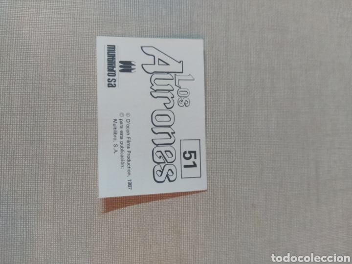 Coleccionismo cromos antiguos: Cromo los aurones multilibro N&deg;51 - Foto 2