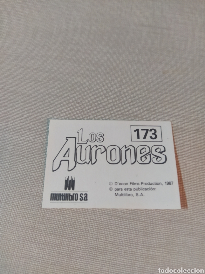 Coleccionismo cromos antiguos: Cromo los aurones multilibro N&deg;173 - Foto 2
