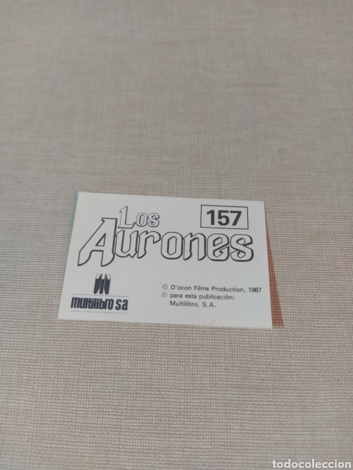 Coleccionismo cromos antiguos: Cromo los aurones multilibro N&deg;157 - Foto 2