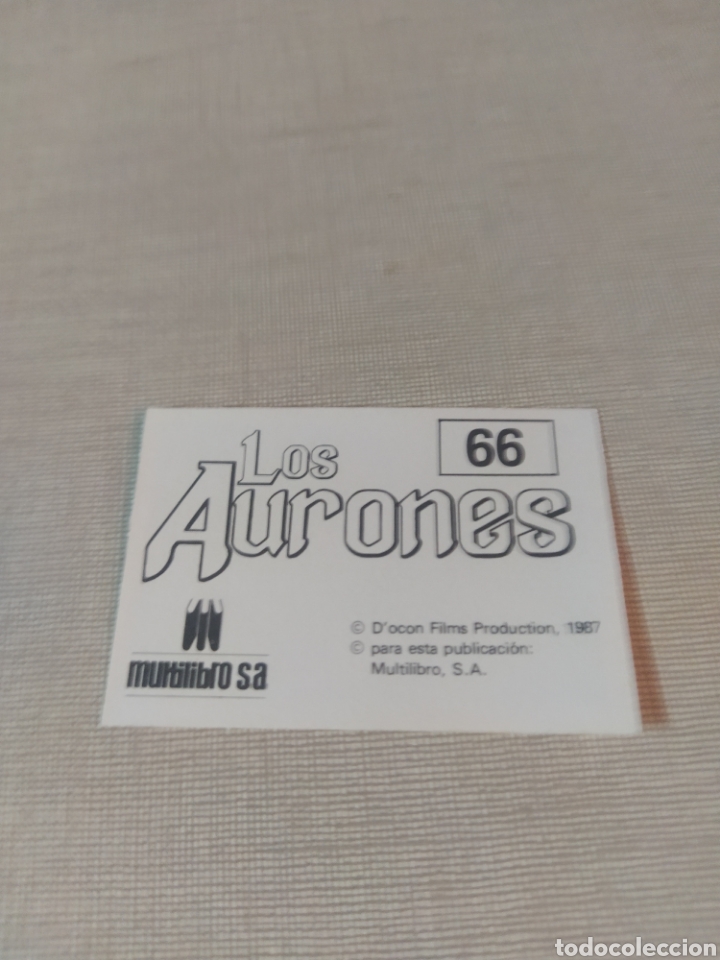 Coleccionismo cromos antiguos: Cromo los aurones multilibro N&deg;66 - Foto 2