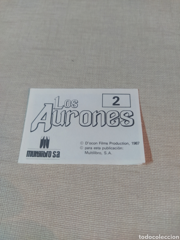 Coleccionismo cromos antiguos: Cromo los aurones multilibro N&deg;2 - Foto 2