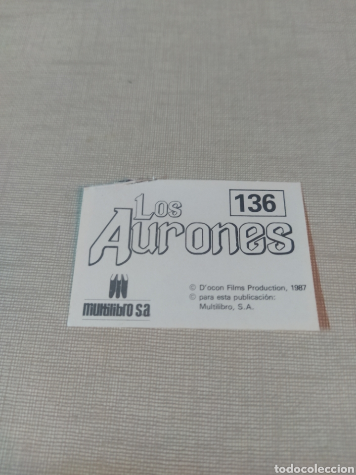 Coleccionismo cromos antiguos: Cromo los aurones multilibro N&deg;136 - Foto 2