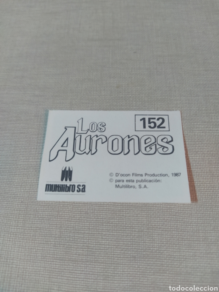Coleccionismo cromos antiguos: Cromo los aurones multilibro N&deg;152 - Foto 2