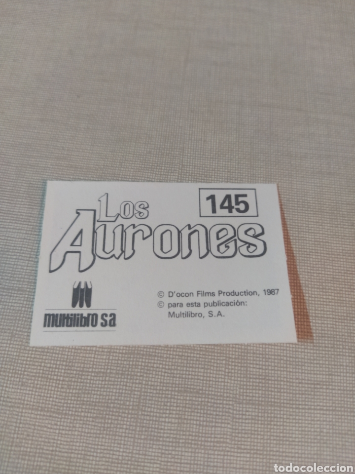 Coleccionismo cromos antiguos: Cromo los aurones multilibro N&deg;145 - Foto 2