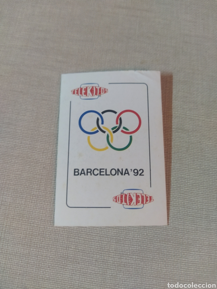 Coleccionismo cromos antiguos: Cromo TELEKITOS OLYMPIC MOTOR MONEY Barcelona 92