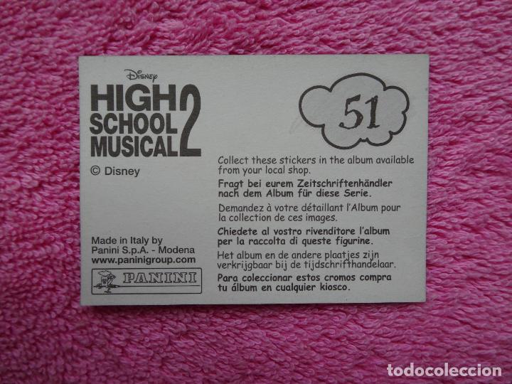 Coleccionismo cromos antiguos: high school musical 2 51 panini 2007 - Foto 2