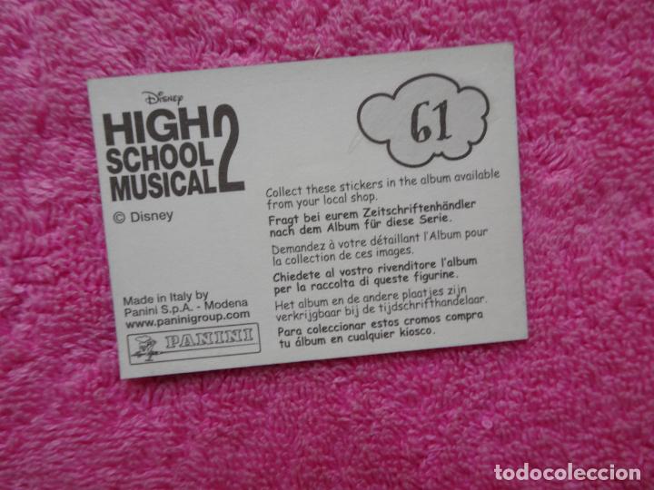 Coleccionismo cromos antiguos: high school musical 2 61 panini 2007 - Foto 2