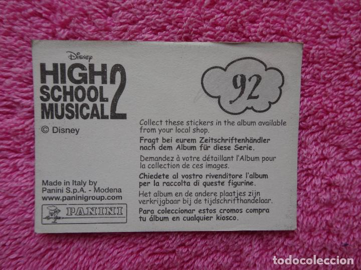 Coleccionismo cromos antiguos: high school musical 2 92 panini 2007 - Foto 2