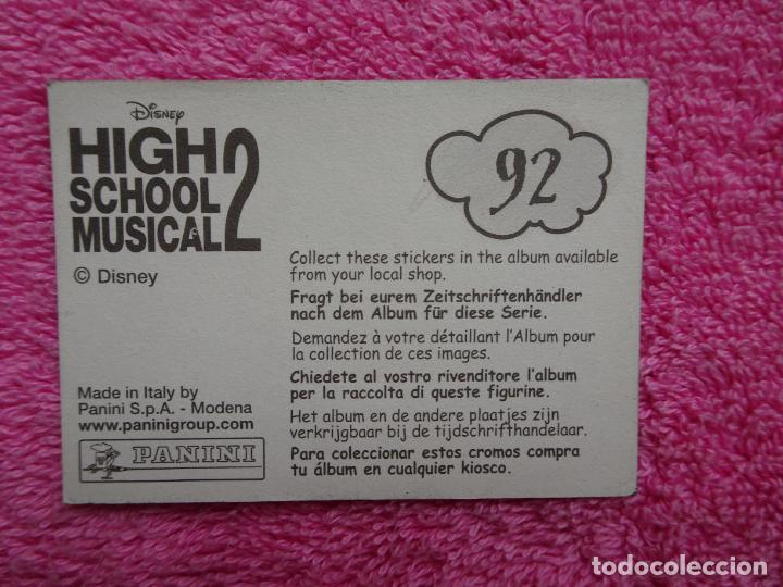 Coleccionismo cromos antiguos: high school musical 2 92 panini 2007 - Foto 2