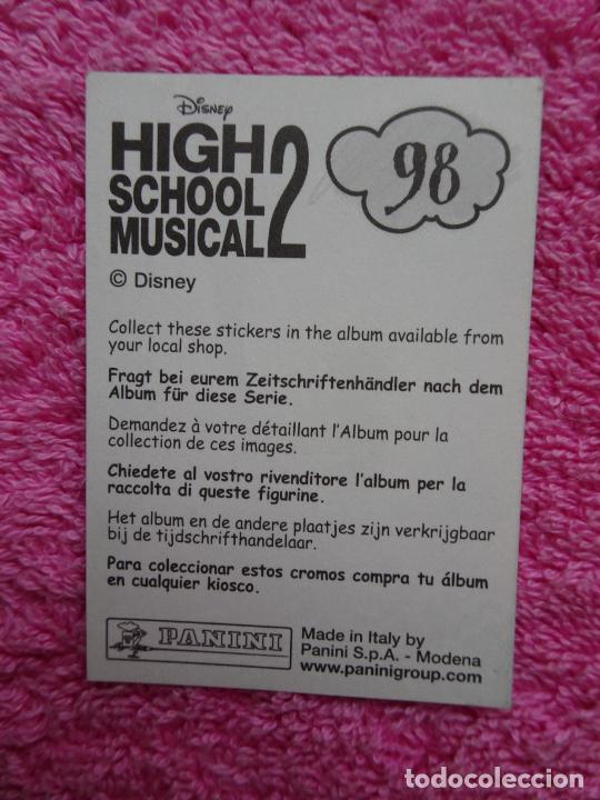 Coleccionismo cromos antiguos: 98 high school musical 2 panini 2007 - Foto 2
