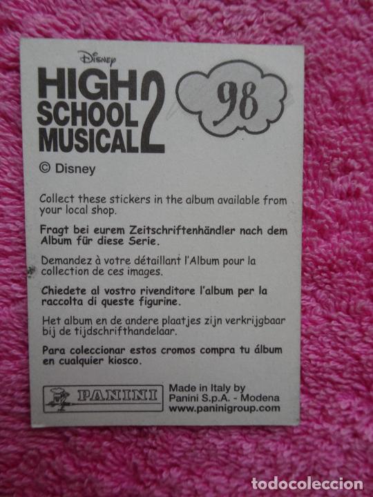 Coleccionismo cromos antiguos: high school musical 2 98 panini 2007 - Foto 2