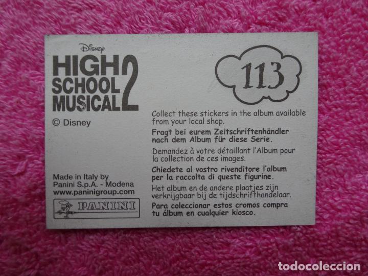 Coleccionismo cromos antiguos: high school musical 2 113 panini 2007 - Foto 2