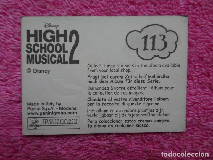Coleccionismo cromos antiguos: high school musical 2 113 panini 2007 - Foto 2