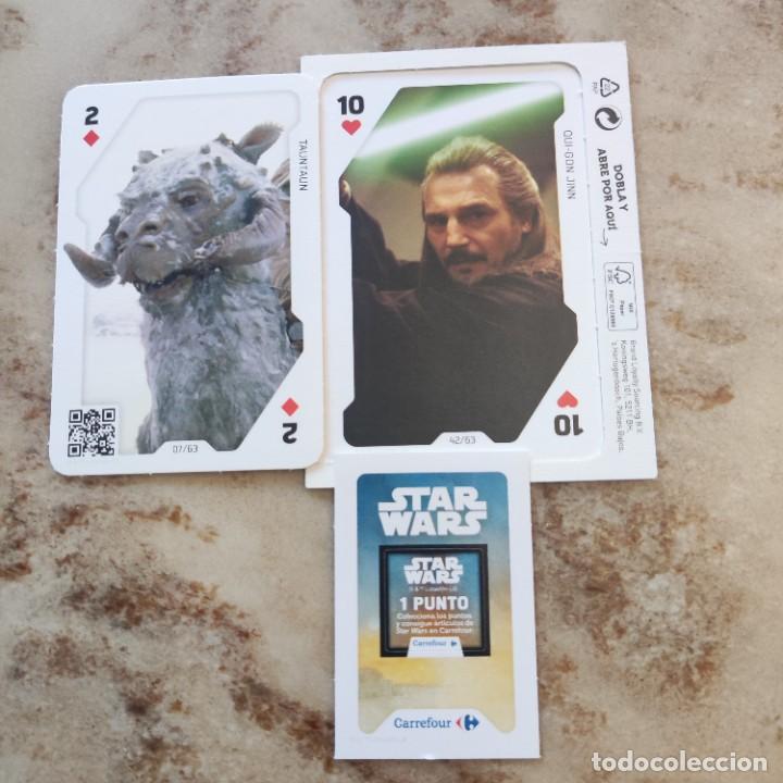 Coleccionismo cromos antiguos: Carta Star Wars Carrefour - Foto 3