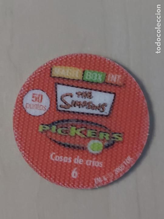 Coleccionismo cromos antiguos: N&ordm; 6 - THE SIMPSONS PICKERS - MAGIC BOX INT. - Foto 2