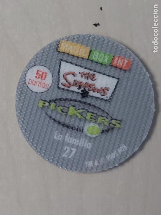 Coleccionismo cromos antiguos: N&ordm; 27 - THE SIMPSONS PICKERS - MAGIC BOX INT. - Foto 2