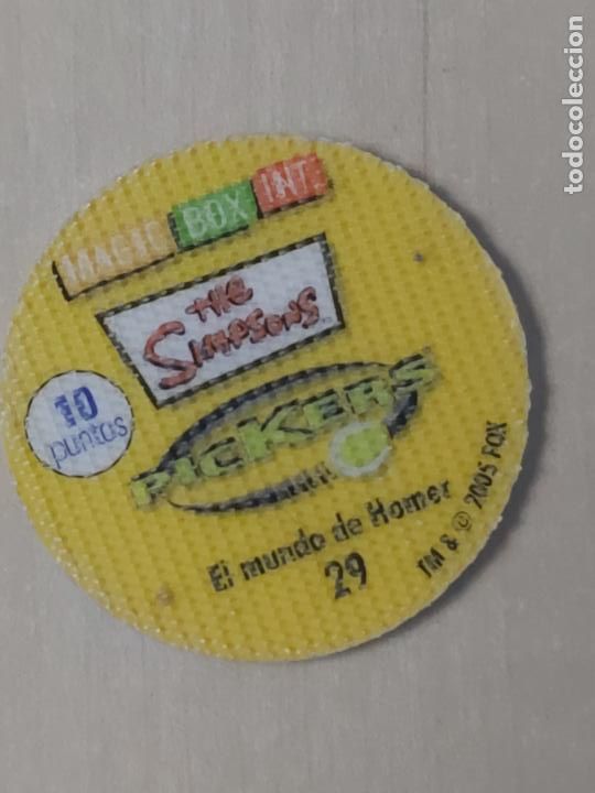 Coleccionismo cromos antiguos: N&ordm; 29 - THE SIMPSONS PICKERS - MAGIC BOX INT. - Foto 2