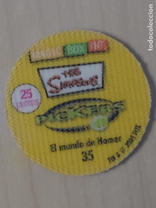 Coleccionismo cromos antiguos: N&ordm; 35 - THE SIMPSONS PICKERS - MAGIC BOX INT. - Foto 2