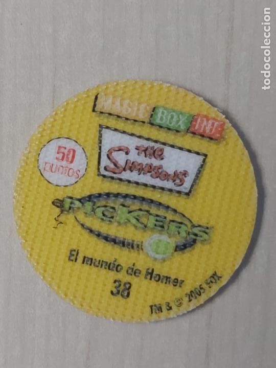 Coleccionismo cromos antiguos: N&ordm; 38 - THE SIMPSONS PICKERS - MAGIC BOX INT. - Foto 2