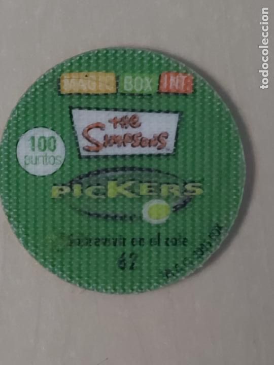 Coleccionismo cromos antiguos: N&ordm; 62 - THE SIMPSONS PICKERS - MAGIC BOX INT. - Foto 2