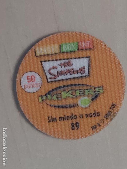 Coleccionismo cromos antiguos: N&ordm; 89 - THE SIMPSONS PICKERS - MAGIC BOX INT. - Foto 2