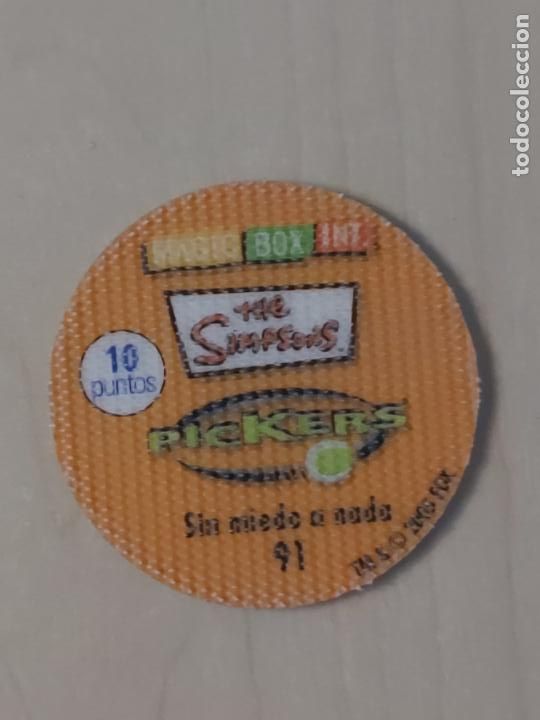 Coleccionismo cromos antiguos: N&ordm; 91 - THE SIMPSONS PICKERS - MAGIC BOX INT. - Foto 2