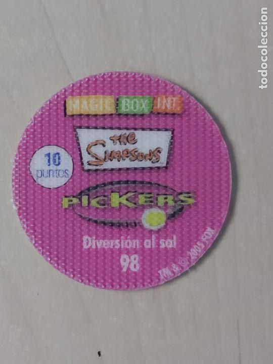 Coleccionismo cromos antiguos: N&ordm; 100 - THE SIMPSONS PICKERS - MAGIC BOX INT. - Foto 2