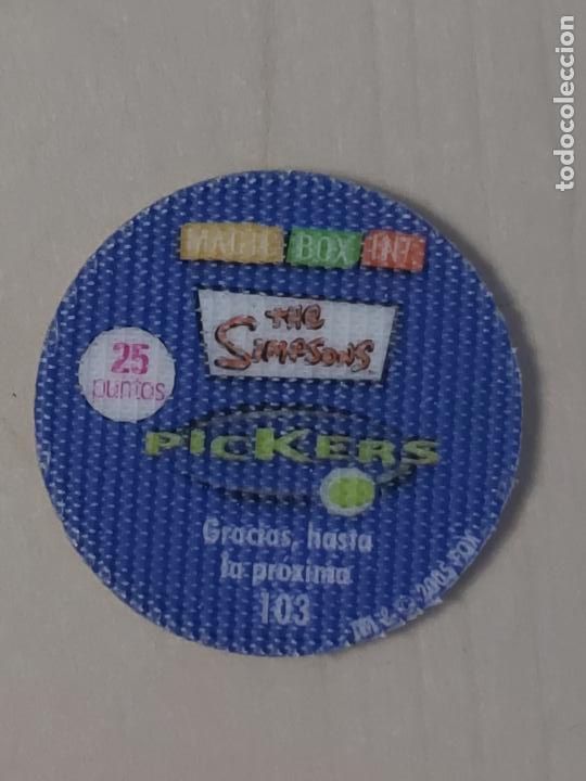 Coleccionismo cromos antiguos: N&ordm; 103 - THE SIMPSONS PICKERS - MAGIC BOX INT. - Foto 2
