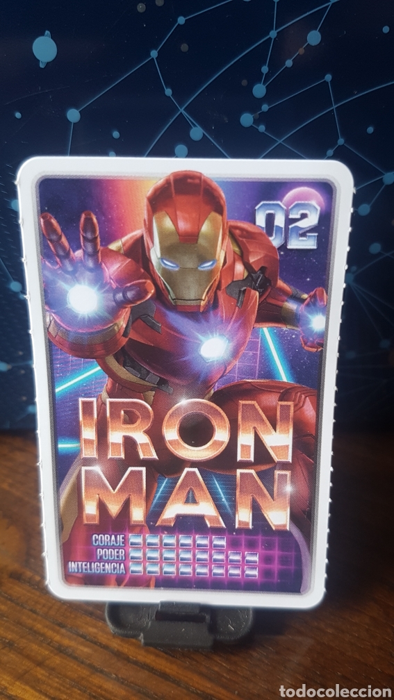 Coleccionismo cromos antiguos: #02 IRON MAN CARREFOUR MARVEL &iexcl;DESCUBRE TU PODER! - Foto 1