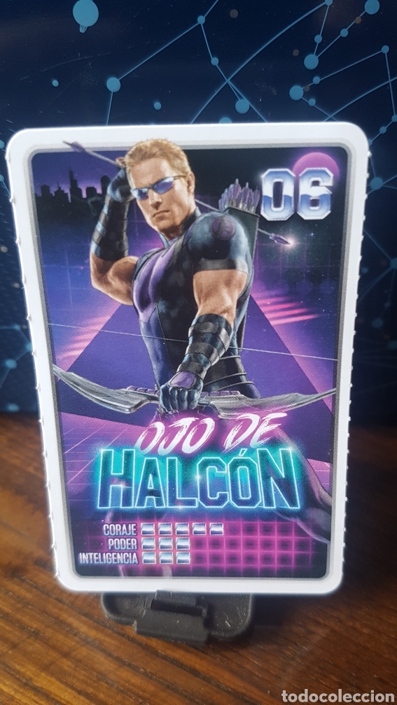 Coleccionismo cromos antiguos: #06 OJO DE HALCON CARREFOUR MARVEL &iexcl;DESCUBRE TU PODER! - Foto 1