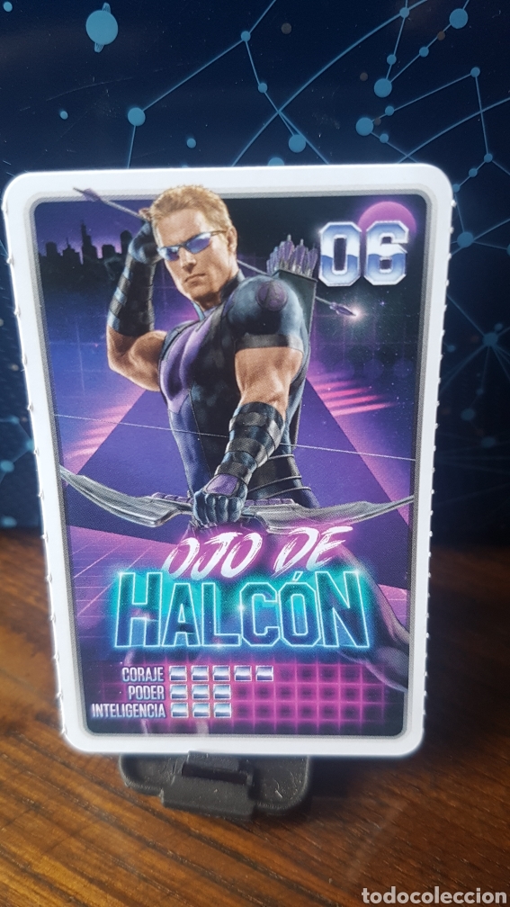 Coleccionismo cromos antiguos: #06 OJO DE HALCON CARREFOUR MARVEL &iexcl;DESCUBRE TU PODER! - Foto 1
