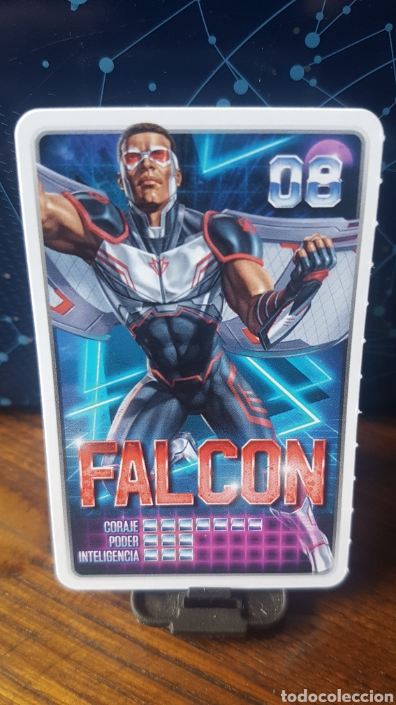 Coleccionismo cromos antiguos: #08 FALCON CARREFOUR MARVEL &iexcl;DESCUBRE TU PODER! - Foto 1