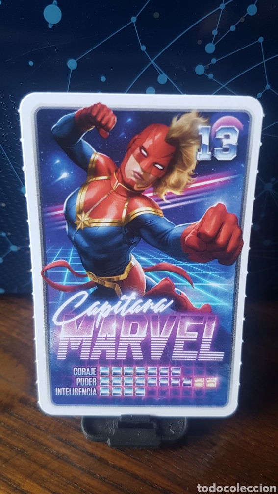 Coleccionismo cromos antiguos: #13 CAPITANA MARVEL CARREFOUR MARVEL &iexcl;DESCUBRE TU PODER! - Foto 1