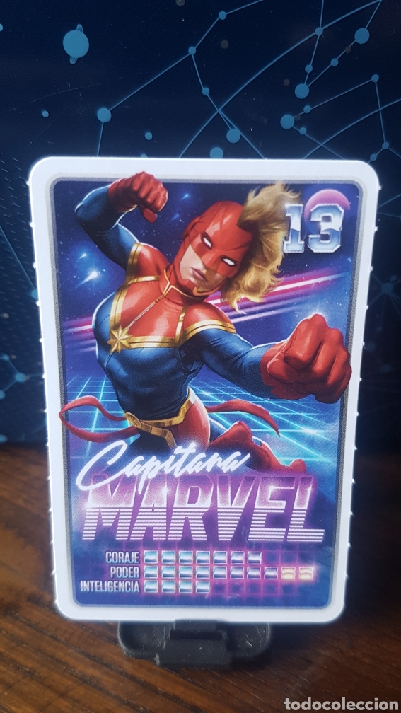 Coleccionismo cromos antiguos: #13 CAPITANA MARVEL CARREFOUR MARVEL &iexcl;DESCUBRE TU PODER! - Foto 1