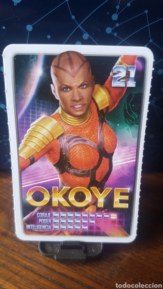 Coleccionismo cromos antiguos: #21 OKOYE CARREFOUR MARVEL &iexcl;DESCUBRE TU PODER! - Foto 1