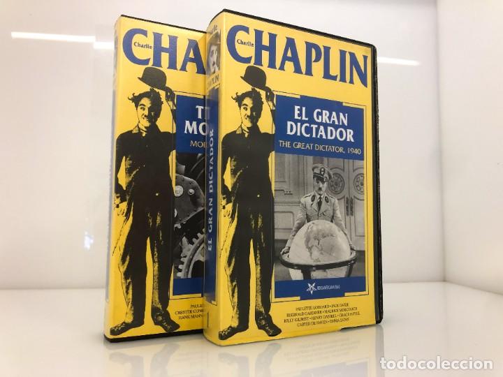 Coleccionismo Cromos antiguos: Peliculas VHS - Lote 2 pel&iacute;culas - Colecci&oacute;n Chaplin