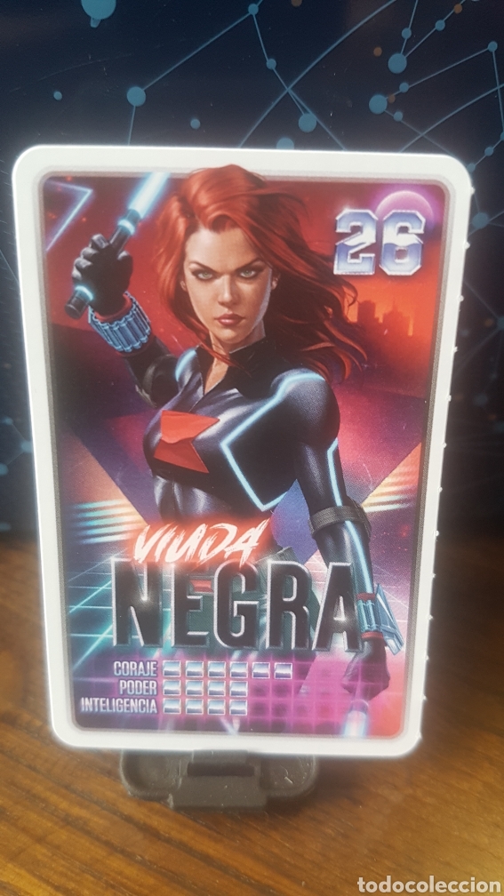 Coleccionismo cromos antiguos: #26 VIUDA NEGRA CARREFOUR MARVEL &iexcl;DESCUBRE TU PODER! - Foto 1