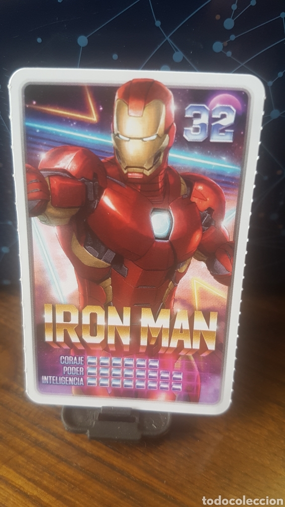 Coleccionismo cromos antiguos: #32 IRON MAN CARREFOUR MARVEL &iexcl;DESCUBRE TU PODER! - Foto 1