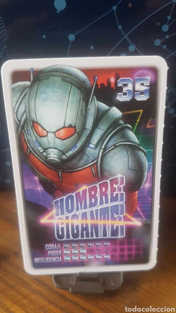 Coleccionismo cromos antiguos: #35 HOMBRE GIGANTE CARREFOUR MARVEL &iexcl;DESCUBRE TU PODER! - Foto 1
