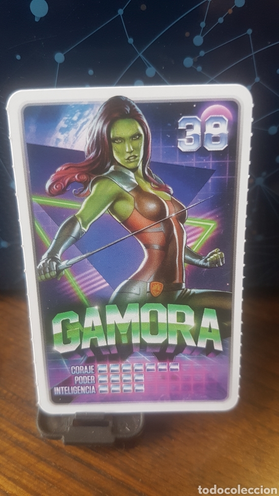 Coleccionismo cromos antiguos: #38 GAMORA CARREFOUR MARVEL &iexcl;DESCUBRE TU PODER! - Foto 1