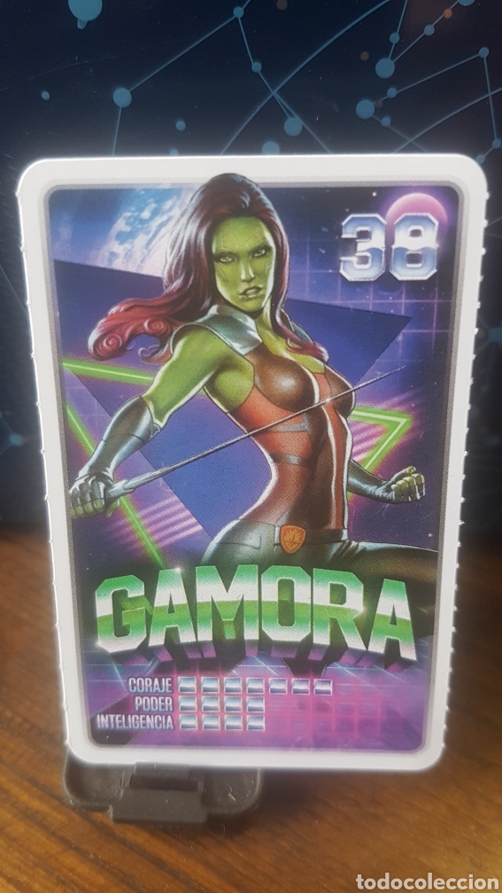 Coleccionismo cromos antiguos: #38 GAMORA CARREFOUR MARVEL &iexcl;DESCUBRE TU PODER! - Foto 1