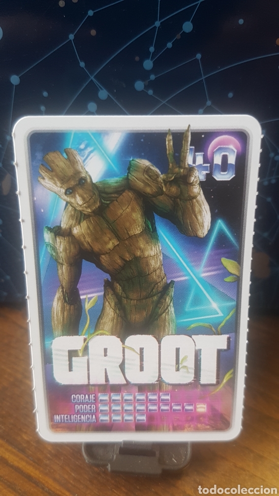 Coleccionismo cromos antiguos: #40 GROOT CARREFOUR MARVEL &iexcl;DESCUBRE TU PODER! - Foto 1