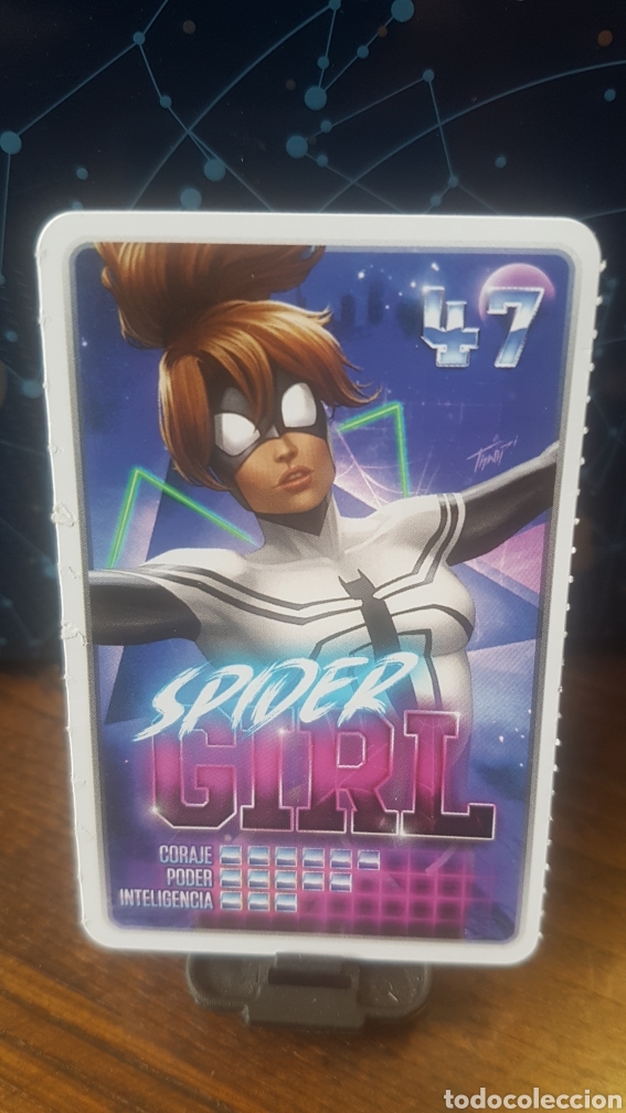 Coleccionismo cromos antiguos: #47 SPIDERGIRL CARREFOUR MARVEL &iexcl;DESCUBRE TU PODER! - Foto 1