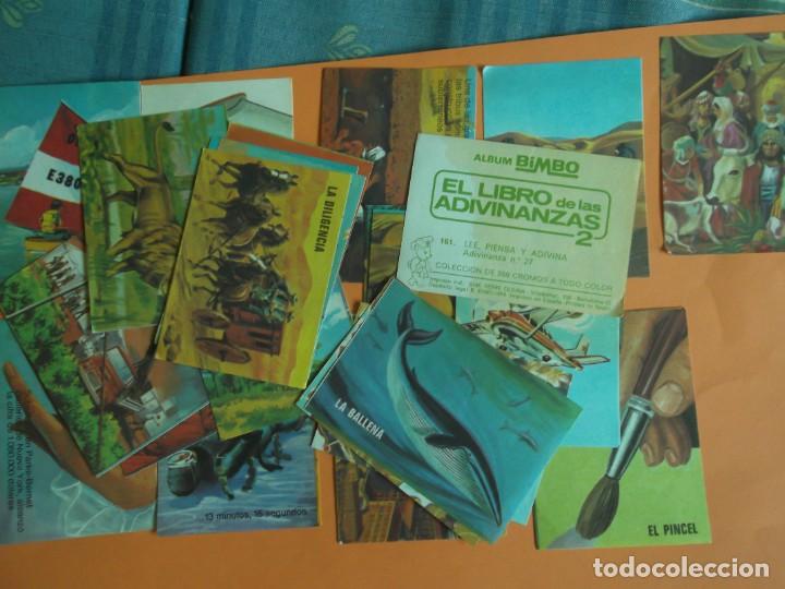 Coleccionismo Cromos antiguos: 26 CROMOS BIMBO EL LIBRO DE LAS ADIVINANZAS-2