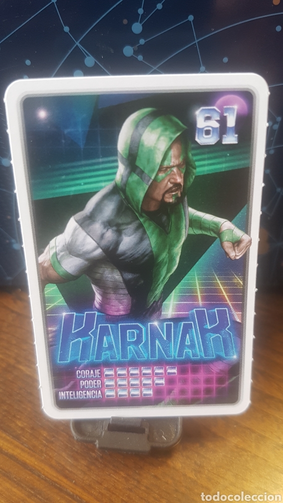 Coleccionismo cromos antiguos: #61 KARNAK CARREFOUR MARVEL &iexcl;DESCUBRE TU PODER! - Foto 1